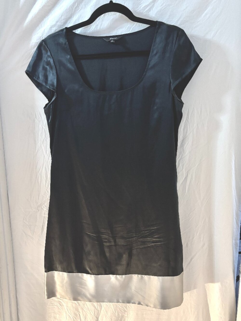 Express Satin Sheath Mini Dress